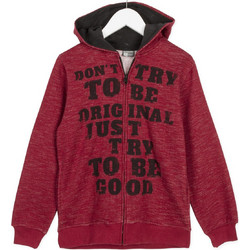 Losan Fleece Παιδική Ζακέτα Fleece με Κουκούλα και Φερμουάρ Μπορντό 723-6653AA-758