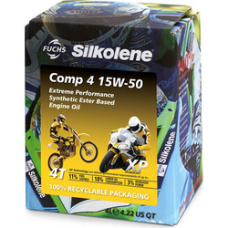 Fuchs Silkolene Comp 4 XP Συνθετικό Λάδι Μηχανής 4T 15W-50 4lt