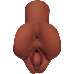 Pipedream PDX Plus Pick Your Pleasure Stroker Pocket Pussy & Anal Αυνανιστήρι Brown Skin