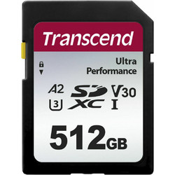 Transcend 340S SDXC 512GB Class 10 U3 V30 UHS-I A2