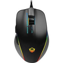 Meetion GM230 Ενσύρματο Gaming Ποντίκι RGB 12800 DPI Black