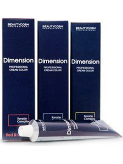 Beautycosm Professional Dimension 834 Ξανθό Ανοιχτό Χρυσό Χάλκινο Μόνιμη Βαφή Μαλλιών 60ml