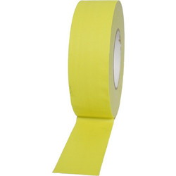 Fos Technologies STAGE TAPE 50mm X 50m Neon Yellow - Φθορίζουσα υφασμάτινη ταινία gaffer 50mm - 50 m σε Neon Yellow