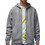 Jordan Essentials Ανδρική Ζακέτα Fleece με Κουκούλα και Φερμουάρ Γκρι DQ7350-091