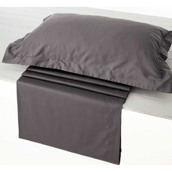 Vesta Σεντόνι King Size Βαμβακοσατέν 280x270 Athena 305 Grey