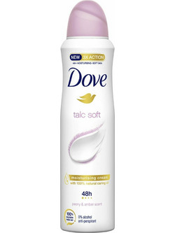 Dove Talc Soft Γυναικείο Αποσμητικό Spray 48h 150ml