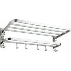 Next Ράγα Μπάνιου 9 Θέσεων Επιτοίχια Inox Ασημί 35447 ref10204193