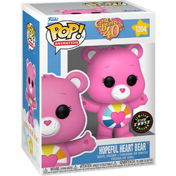 Funko Pop! Animation Care Bears 40th Anniversary 1204 Hopeful Heart Bear Chase