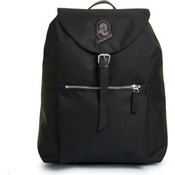 Invicta τσάντα πλάτης 26x34x10cm σειρά mini Alpino Plain Recycled Black
