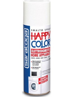 Saratoga Happy Elettrodomestici Σπρέι Βαφής λευκό Gloss 400ml
