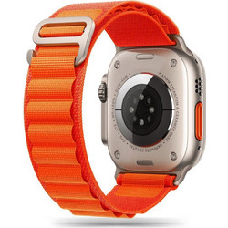 Tech-Protect Nylon Pro Λουράκι Υφασμάτινο Orange (Apple Watch 42 / 44 / 45mm)
