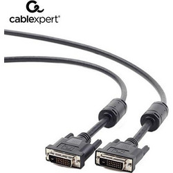 CABLEXPERT DVI VIDEO CABLE DUAL LINK BLACK 1,8m