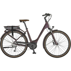 Scott Sub Active E-Ride 30 Γυναικείο Ηλεκτρικό Ποδήλατο Πόλης 28" με 9 Ταχύτητες και Δισκόφρενα Μωβ
