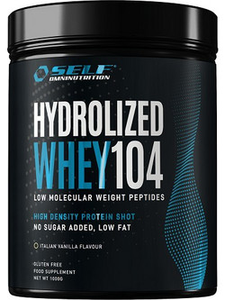 Self Omninutrition 104 Hydrolyzed Whey Vanilla Πρωτεΐνη Ορού Γάλακτος Γράμμωσης Χωρίς Γλουτένη 1kg