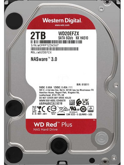 Western Digital Red Plus 2TB HDD Σκληρός Δίσκος 3.5" Sata 3 5400rpm με 64MB Cache