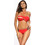 Marko Bikini Set Strapless με Ενίσχυση Κόκκινο M-559-141237