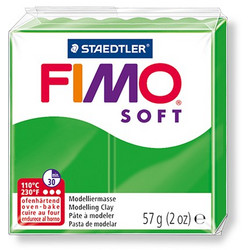 STAEDTLER ΠΗΛΟΣ 6x57gr FIMO SOFT ΠΡΑΣΙΝΟ