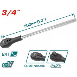Καστάνια TOTAL 3/4" / 24T Επαγγελματικη (THT106346 )