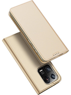 Dux Ducis Skin Pro Case Xiaomi 13 Pro Flip Card Wallet Gold Stand