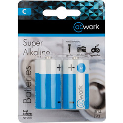 Work Super Alkaline C 2τμχ