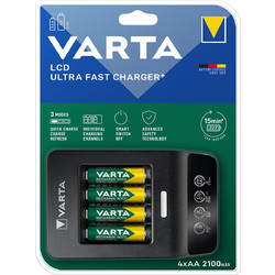 Varta LCD Ultra Fast Charger + 2xAA 2100mAh