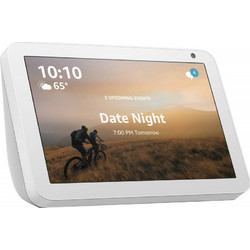 Amazon Echo Show 8 White Smart Hub με Ηχείο Συμβατό με Alexa