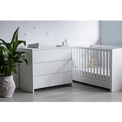 Santa Bebe Bianco Πολυμορφική Κούνια για Στρώμα 70x140cm Λευκή