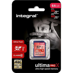 Integral Ultima Pro X Ultra SDXC 64GB Class 10 U3 UHS-I