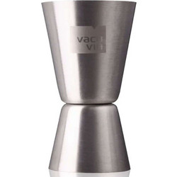 Μεζούρα Διπλή 78323606 30/15ml Inox Vacu Vin Ανοξείδωτο Ατσάλι