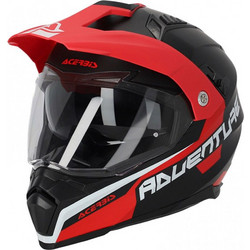 Acerbis Flip FS-606 Black / Red Κράνος Μηχανής On / Off 1650gr