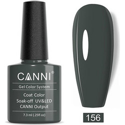 Canni 156 Platinum Grey Ημιμόνιμο Βερνίκι Νυχιών 7.3ml