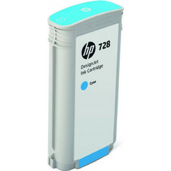 HP 728 Cyan Μελάνι Εκτυπωτή Inkjet 130ml F9J67A