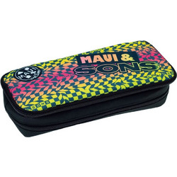 Maui & Sons Nuwave Κασετίνα με 2 Θήκες Πολύχρωμη 339-38141