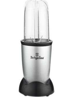 Berlinger Haus Metallic Collection BH-9345OR Μπλέντερ για Smoothie 500ml 400W Black Silver
