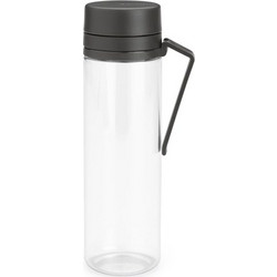 Brabantia 1006278 Μπουκάλι με σουρωτήρι Make&Take 500ml Dark Grey