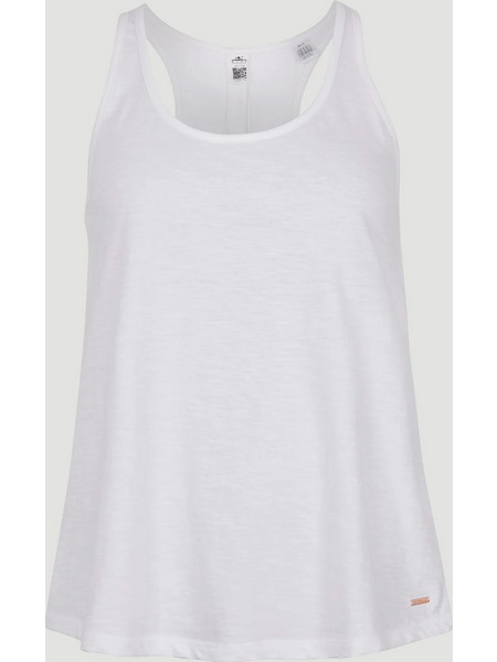 O'NEILL Μπλούζα χωρίς μανίκι Button Back tanktop Dames WHITE 1850009-11010