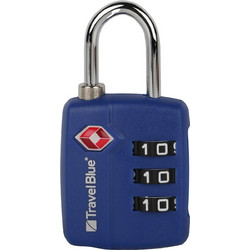 Λουκέτο Travel Blue Ασφαλείας Με Συνδυασμό TSA 036-BLUE