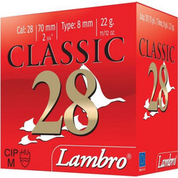 Lambro Classic 28 Φυσίγγια Συγκέντρωσης 28Cal 70mm 22gr 25τμχ