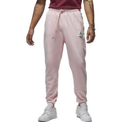 Jordan Ανδρικό Παντελόνι Φόρμας Fleece με Λάστιχο Ροζ DR3089-610