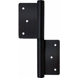 Πορταδέλα Ανοξείδωτη 120mm Μαύρο Metalor 200-BS12