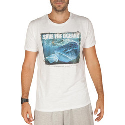 Sublevel T-shirt Save The Oceans White W22423-WH