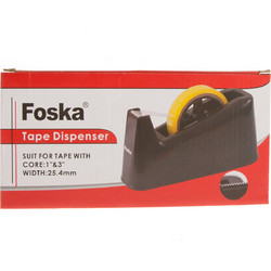 Βάση για σελοτέιπ μεγάλη Foska Tape Dispenser T20031 μαύρη