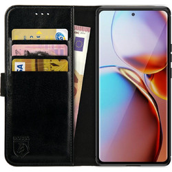 Rosso Element Wallet Θήκη Μαύρο (Motorola Edge 40 Pro)