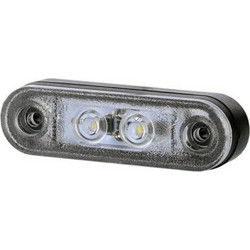 M-Tech Φως Ογκου LD956 12/24V 2 Led Horpol 79 Χ 24 Mm (ΛΕΥΚΟ) - 1 ΤΕΜ. - (WMLHOR956)