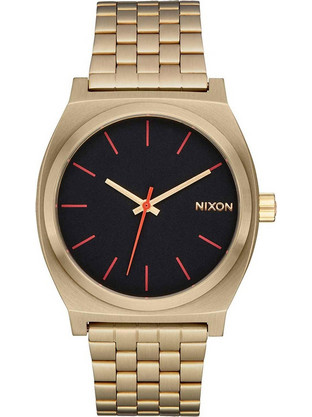 Nixon Time Teller Ανδρικό Ρολόι με Χρυσό Μεταλλικό Μπρασελέ A045-5164-00