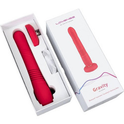 Lovense Gravity Thrusting Δονητής για Ζευγάρια με App Control Κόκκινος