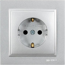 Mono Electric - ΠΡΙΖΑ ΣΟΥΚΟ 16Α ΚΟΥΜΠΩΤΗ ΜΕ ΠΑΙΔ. ΠΡΟΣΤ. ΑΣΗΜΙ, DESPINA-Mono Electric by Eurolamp