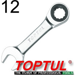 Toptul AOAB1212 Γερμανοπολύγωνο καστάνιας κοντό 12mm