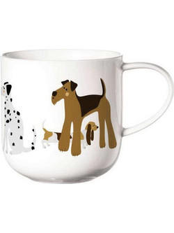 Κούπα Dogs 19444014 400ml Multi Asa Πορσελάνη