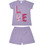 Pretty Baby Love Παιδική Πιτζάμα Βαμβακερή Καλοκαιρινή Λιλά 63143